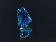 Grade AAA color  tapered baguette / trapezoid natural blue zircon of 7.15ct