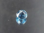 7mm Calibrated Round Deep Blue Natural Zircon from Cambodia.