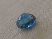 Blue Zircon, Very Clean and Shiny, Round Cut, 9mm