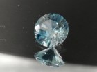 3.595ct perfectly cut natural blue Zircon Diamond/Brilliant cut