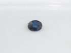 Navy Blue and Green Sapphire from Madagascar. 