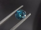 Swiss Blue Zircon, Very Clean and Shiny, Round Cut, 7mm