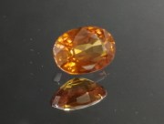 Best color for this vivid orange oval natural Zircon from Cambodia