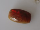 Brown Opal with Vivid Red Flashes 2.555ct