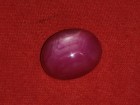 Large 6 pointed star natural star ruby cabochon by professional gemstones supplier