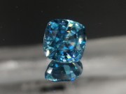 Quality B grade color Starlite / blue Zircon cushion for professional jewelry