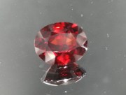 Deep Red Pailin Pyrope Garnet 8.20ct Wide Oval to Cushion Cut used for magnetic healing jewelry