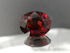 Deep Red Pailin Pyrope Garnet 8.20ct Wide Oval to Cushion Cut used for magnetic healing jewelry